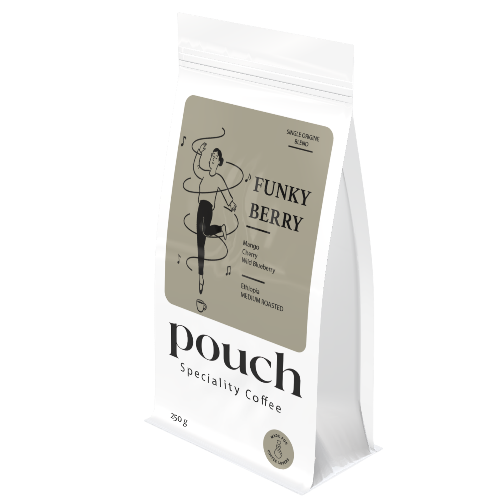 FUNKY BERRY coffee pouch